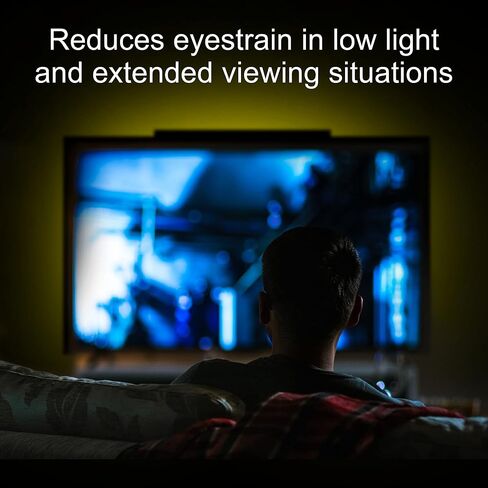 GE LED Enlighten HD Color Changing RGB Backlight Hover TV Antenna, 4K 1080P Digital HDTV VHF UHF, TV Antenna for Smart TV, Long Range TV Antenna Indoor, 70947 in Saudi Arabia