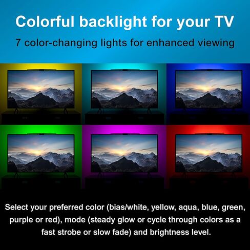 GE LED Enlighten HD Color Changing RGB Backlight Hover TV Antenna, 4K 1080P Digital HDTV VHF UHF, TV Antenna for Smart TV, Long Range TV Antenna Indoor, 70947 in Saudi Arabia