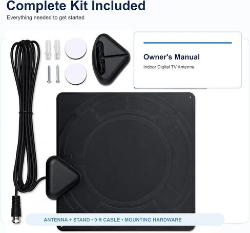 PIBIDI Indoor TV Antenna for Smart TV, Local Channels, 4K/NextGen TV in Kuwait
