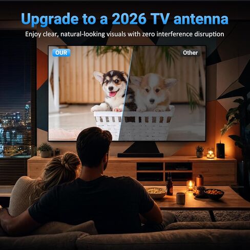 2026 TV Antenna Indoor for Local Channels with Amplifire Signal Booster in Saudi Arabia