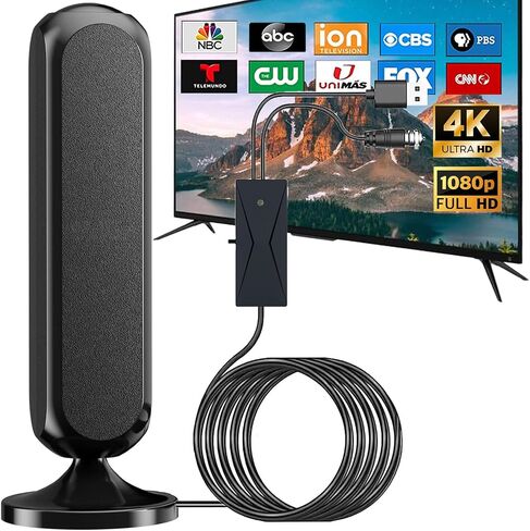 Digital TV Antenna for Smart TV Indoor with Amplifier Signal Booster in Saudi Arabia