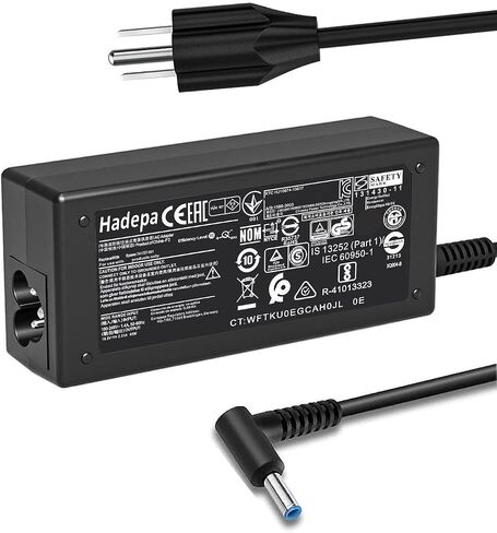 45W 19.5V 2.31A 741727-001 L25296-001/002/003/004 213349-109 TPN-CA14 TPN-LA15 Laptop Charger Compatible with HP Pavilion 15 14 13 11 Notebook Stream 14 13 11 Envy X360 Blue Tip Adapter Power Cord in Saudi Arabia