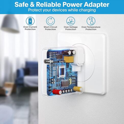 Mac Book Pro Charger - 118W USB C Fast Charger Power Adapter Compatible with MacBook Pro/MacBook Air 16 15 14 13 Inch, M1 M2 M3 M4 M5, New iPad Pro and All USB C Device, Charge Cable 6.6ft in Kuwait