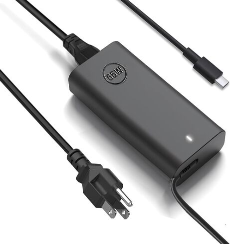 New 65W USB C Laptop Charger for Dell Laptop Charger,Dell USB C Charger for Dell Latitude 3550 3440 3540 5420 5430 5440 5520 7430 7420 7440,XPS 13 9360,Chromebook 3100 Type C AC Power Adapter Cord in Kuwait