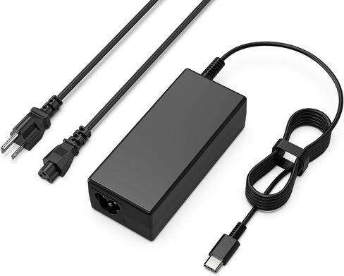 65W USB C Laptop Charger Compatible with HP Spectre X360,Spectre,Elitebook x360,Elitebook,Envy,Omnibook,Elite x2,Chromebook,Dragonfly,Zbook,ProBook Travel Type C AC Adapter Power Cord Supply in Kuwait