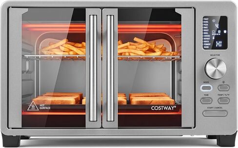25L/26.4 QT Air Fryer Toaster Oven w/Dual French Doors in Kuwait