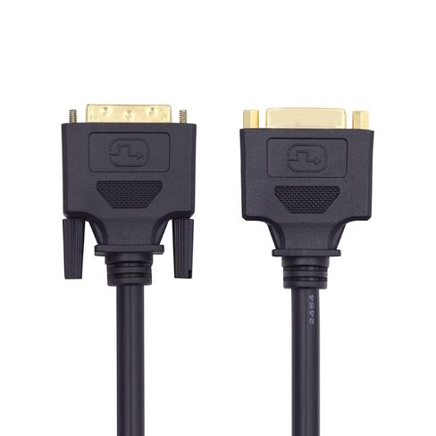 xiwai DVI 24+1 Male to Female Extension Cable 1.64FT/50cm, DVI-D Dual Link Digital Video for Monitor Graphics Card in Saudi Arabia