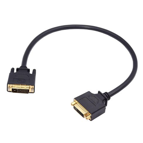 xiwai DVI 24+1 Male to Female Extension Cable 1.64FT/50cm, DVI-D Dual Link Digital Video for Monitor Graphics Card in Saudi Arabia