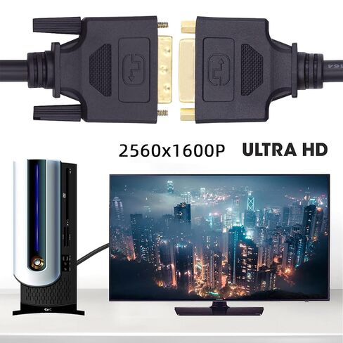 xiwai DVI 24+1 Male to Female Extension Cable 1.64FT/50cm, DVI-D Dual Link Digital Video for Monitor Graphics Card in Saudi Arabia