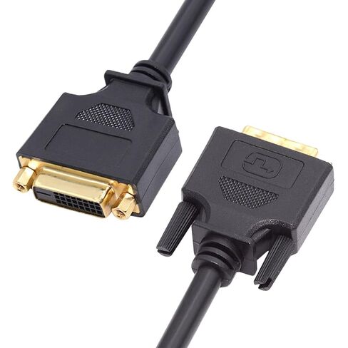 xiwai DVI 24+1 Male to Female Extension Cable 1.64FT/50cm, DVI-D Dual Link Digital Video for Monitor Graphics Card in Saudi Arabia