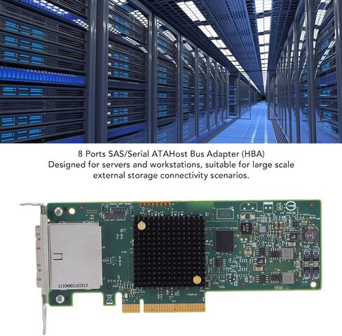 LSI SAS 9207 8e 8 Port Controller Card, PCIe 3.0 x8 HBA in Saudi Arabia