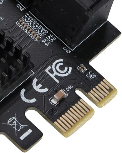 Generic PCI E Card with ASM Chip for Improved Efficiency and Stability in Data Transfer, Compatible with III, 6 Port, Printed Circuit Board in Saudi Arabia