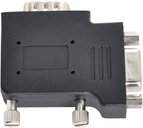 chenyang Vertical Flat Left Angled 90 Degree VGA SVGA Male to Female Extension Adapter Black in Saudi Arabia