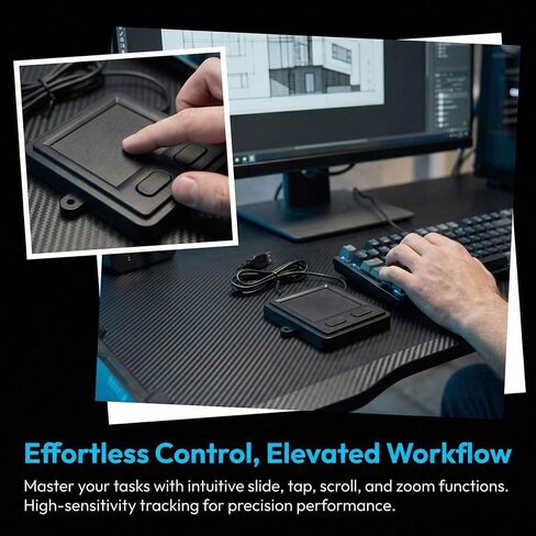 Wired USB Touchpad Mouse – High Sensitivity Multi-Touch Trackpad with Plug & Play, 2 Buttons, Portable for Home/Office/Travel in Saudi Arabia