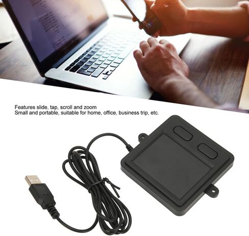 Wired USB Touchpad Mouse – High Sensitivity Multi-Touch Trackpad with Plug & Play, 2 Buttons, Portable for Home/Office/Travel in Saudi Arabia