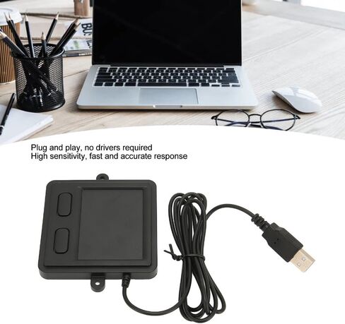 Wired USB Touchpad Mouse – High Sensitivity Multi-Touch Trackpad with Plug & Play, 2 Buttons, Portable for Home/Office/Travel in Saudi Arabia