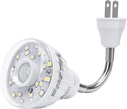 Plug in Motion Sensor Night Light Indoor, PIR Infrared Motion-Activated LED Night Light for AC Outlet,Dusk to Dawn Sensor Smartlight,360° Directional Rotating for Garage Stairway (3W 1pcs) in Kuwait