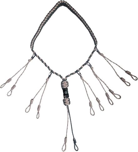 Duck Call Lanyard – Paracord 550 Hunting Lanyard with 12 Drop Loops – Durable Hand‑Braided Waterfowl Call Holder for Duck & Goose Hunting in Kuwait