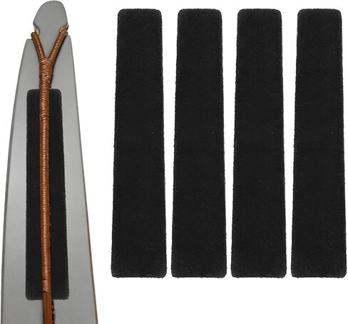 4pcs Archery Bow String Silencers, Premium Limb Silencing Bowstring Silencers with Self-Adhesive Backing for Recurve Long & Compound Bow String Silencing Hunting Arrow Accessories in Saudi Arabia