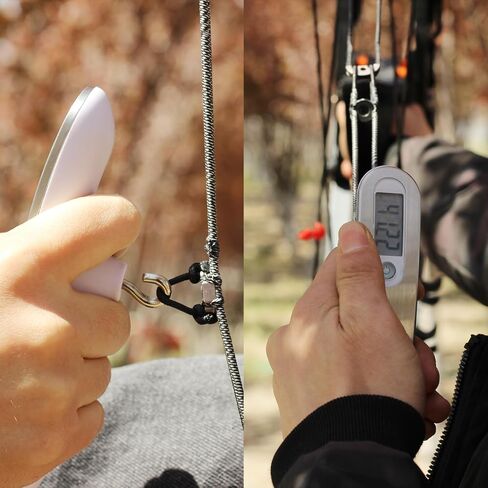 Archery Bow Scale for Draw Weight - Handhold Scale - Peak Weight Hold - LCD Display Units g/kg/oz/lb Compound Bow and Recurve Bow Portable Digital Scale in Saudi Arabia