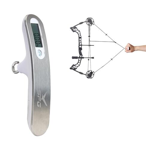 Archery Bow Scale for Draw Weight - Handhold Scale - Peak Weight Hold - LCD Display Units g/kg/oz/lb Compound Bow and Recurve Bow Portable Digital Scale in Saudi Arabia