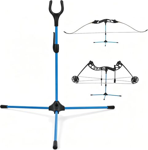 14.6" Foldable Lightweight Bow Stand for Compound Recurve Longbow in Kuwait