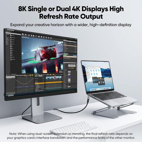 90 Degree USB C Adapter Flat 2Pack, 40Gbps/240W/8K@60HZ Thunderbolt4 in Kuwait