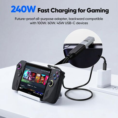 90 Degree USB C Adapter Flat 2Pack, 40Gbps/240W/8K@60HZ Thunderbolt4 in Kuwait