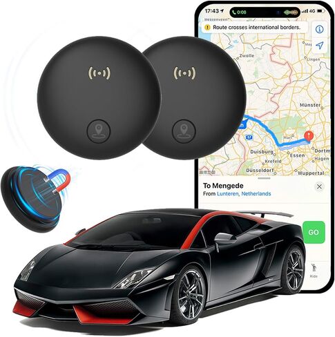 جهاز تعقب GPS للمركبات، 2 جهاز تعقب GPS مغناطيسي مخفي لنظام iOS Find My in Kuwait