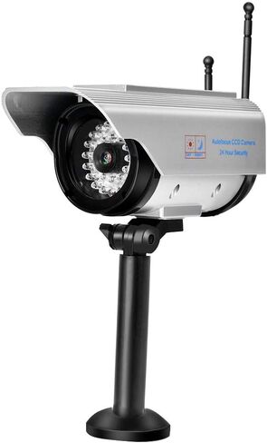 Solar Security Camera, Silver Dummy Fake Security Camera in Saudi Arabia