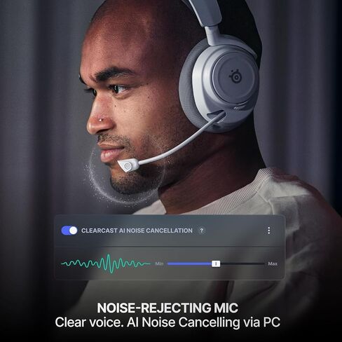 SteelSeries Arctis Nova 7 Wireless Gen 2 Gaming Headset - 2.4GHz and Bluetooth Connectivity - Real-Time App Control, 50+ HR Play, Neodymium Drivers, PC, PS, Switch, Mobile - Black (Renewed) in Kuwait