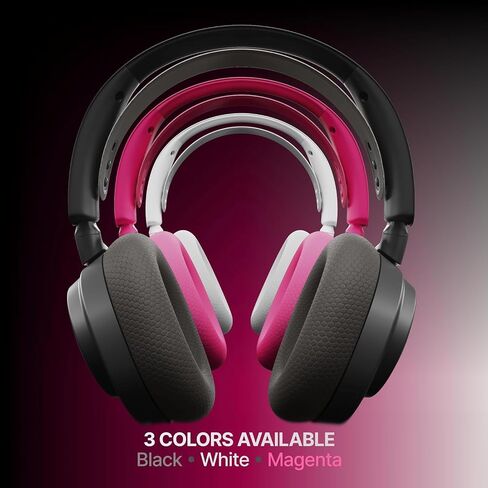 SteelSeries Arctis Nova 7 Wireless Gen 2 Gaming Headset - 2.4GHz and Bluetooth Connectivity - Real-Time App Control, 50+ HR Play, Neodymium Drivers, PC, PS, Switch, Mobile - Black (Renewed) in Kuwait