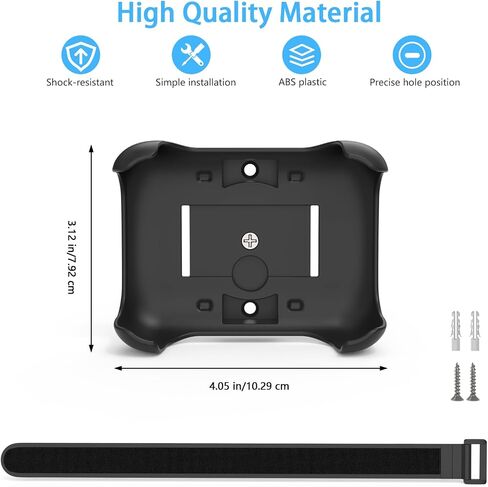3-in-1 Magnetic Mount with Removable Anti-Slip Strap for JBL GO 5 Portable Bluetooth Speaker,Golf Cart,Pole,Bicycle,Motorcycle,RV,ATV,Wall Mount Accessories (Black) in Saudi Arabia
