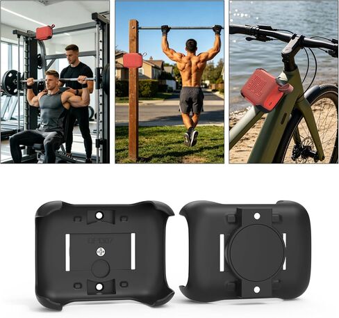 3-in-1 Magnetic Mount with Removable Anti-Slip Strap for JBL GO 5 Portable Bluetooth Speaker,Golf Cart,Pole,Bicycle,Motorcycle,RV,ATV,Wall Mount Accessories (Black) in Saudi Arabia