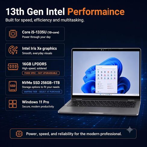 J-Tech Digital Dell Latitude 3340 2-in-1 13.3" FHD Touch, Intel Core i5-1335U, 16GB LPDDR5, 256GB / 512GB / 1TB SSD, Windows 11 Pro in Saudi Arabia