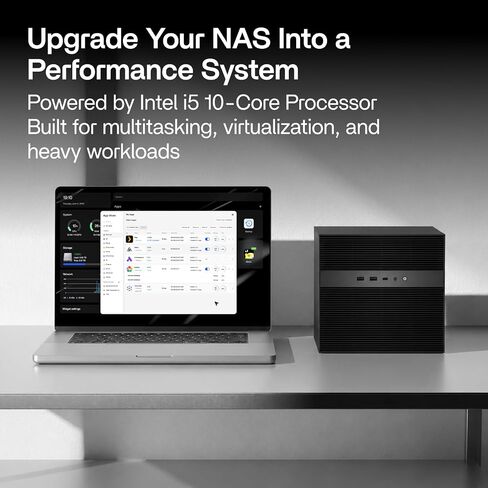 ZimaCube Pro + USB4 40Gbps NVMe SSD Enclosure Bundle | Professional AI NAS, High-Speed Data Transfer & Team Workflow in Saudi Arabia