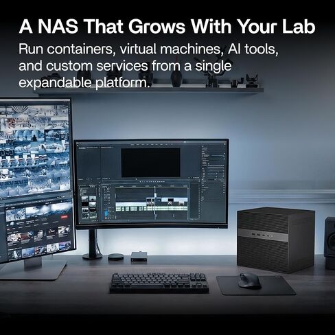 ZimaCube Pro + USB4 40Gbps NVMe SSD Enclosure Bundle | Professional AI NAS, High-Speed Data Transfer & Team Workflow in Saudi Arabia