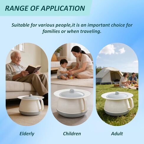 Chamber Pot Portable Toilet Urine Pot in Saudi Arabia