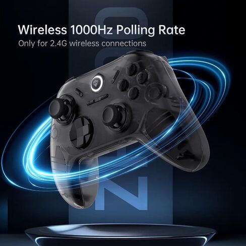 جهاز تحكم Machenike G1Pro للكمبيوتر الشخصي مع عصا تحكم TMR، وحدة تحكم ألعاب لاسلكية 1000 هرتز للكمبيوتر الشخصي، جيروسكوب، منصة متعددة لنظام التشغيل Windows/Android/iOS/Switch2 in Kuwait