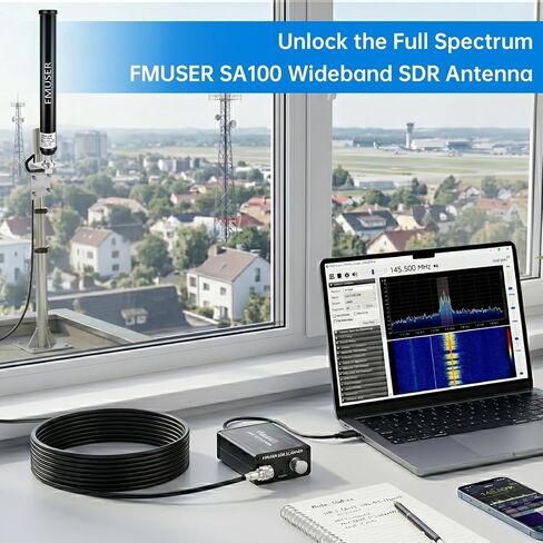 SA100 Fiberglass Wideband SDR Scanner Antenna in Saudi Arabia