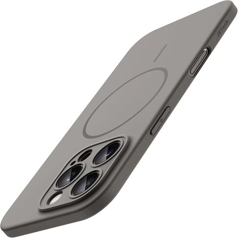 JETech Magnetic Slim Case for iPhone 16 Pro Max, Black in Saudi Arabia