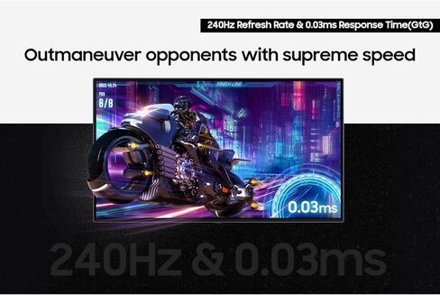 Samsung 32" Odyssey OLED G8 (G80SD) Series 4K UHD Smart Gaming Monitor w QD-OLED, 240Hz 0.03ms, G-Sync Compatible, Glare-Free Display, Sleek Metal Design, LS32DG800SNXZA, 3 Yr Warranty in Saudi Arabia