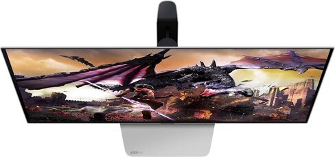 Samsung 32" Odyssey OLED G8 (G80SD) Series 4K UHD Smart Gaming Monitor w QD-OLED, 240Hz 0.03ms, G-Sync Compatible, Glare-Free Display, Sleek Metal Design, LS32DG800SNXZA, 3 Yr Warranty in Saudi Arabia