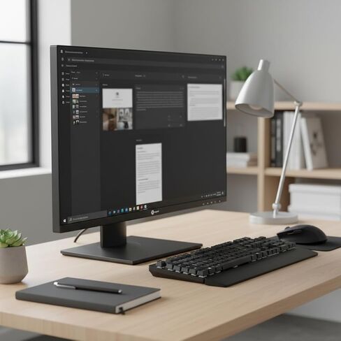 Essentials 24-Inch Full HD Monitor with Built-in Speakers in Saudi Arabia