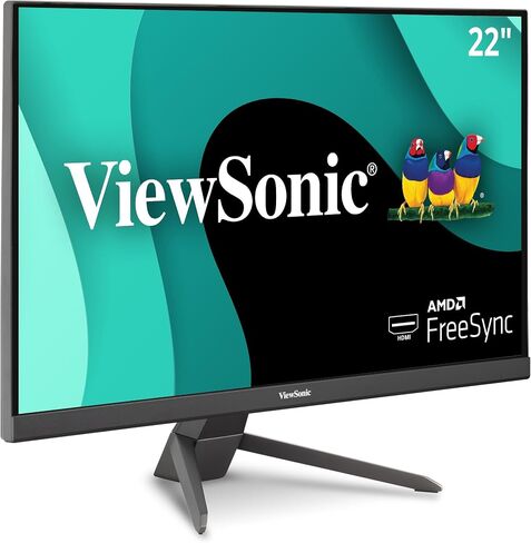 ViewSonic VX2267-MHD 22 Inch 1080p Monitor, 100Hz Refresh Rate with FreeSync for Ultimate Home Entertainment, Eye Care Technology, Ultra-Thin Bezels, HDMI, and DisplayPort Inputs in Saudi Arabia