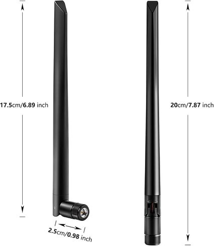 Meshtastic 915MHz LoRa Antenna with SMA Male Connector for ESP32 LoRa V3&V4 RAK Development Board Module + IPEX Extension Cable (2 Sets), Slinkdsco ﻿ in Kuwait