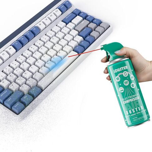 Compressed Air Duster Cleaner for Keyboard - iDuster Air Cans for Cleaning Dust, Hairs, Crumbs, Scraps for Laptop Computer Jewelry Camera, 3 Packs in Saudi Arabia