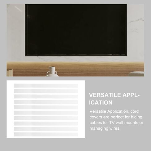 Cord Cover Kit 40cm PVC Cable Concealer for Tv Wall Management in Saudi Arabia
