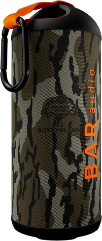 cellhelmet BAR Audio Water Resistant Bluetooth Speaker Mossy Oak Bottomland Camo | 16W with Type-C Charging Cable and Removable Strap with Carabiner in Kuwait
