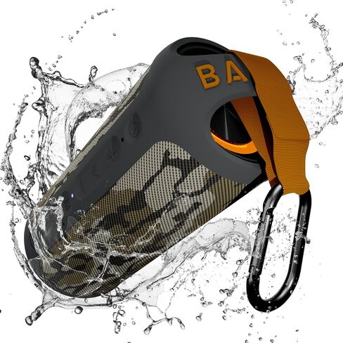cellhelmet BAR Audio Water Resistant Bluetooth Speaker Mossy Oak Bottomland Camo | 16W with Type-C Charging Cable and Removable Strap with Carabiner in Kuwait